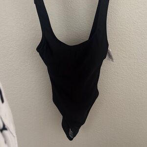 Black One-Piece Swimsuit